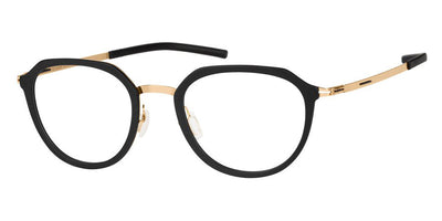 Ic! Berlin® Juna Rose Gold/Black Matt 49 Eyeglasses