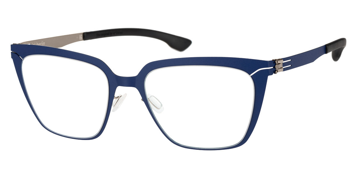 Ic! Berlin® Evelyn Blue-Shiny Graphite 53 Eyeglasses