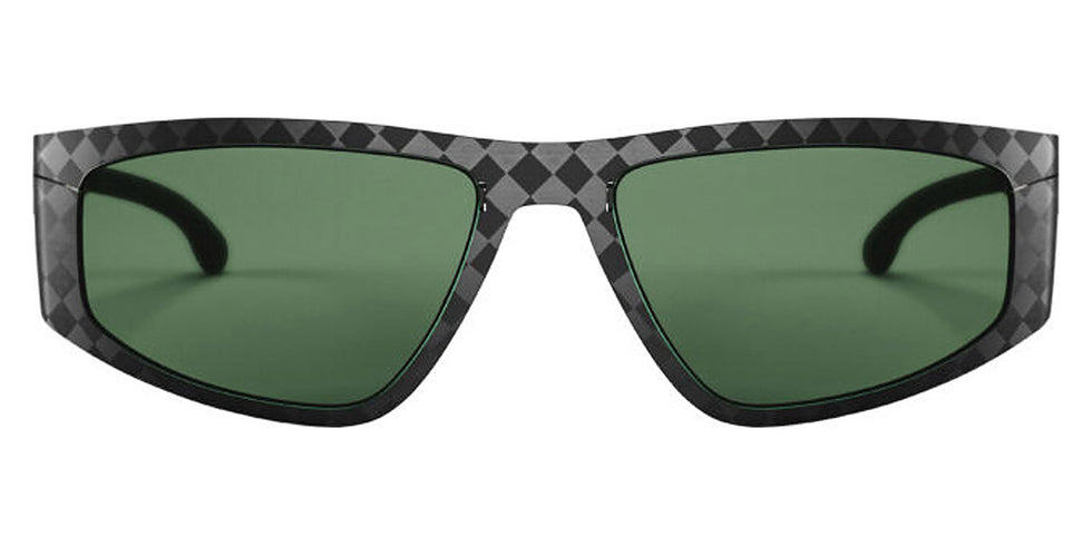 Ic! Berlin® FLX_S01 Median Night Green Polarized 58 Sunglasses