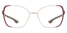 Ic! Berlin® Irine Dark Magenta Sides-Bronze 55 Eyeglasses