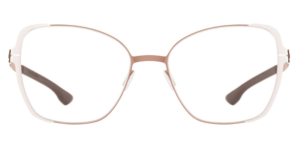 Ic! Berlin® Irine White Sides-Shiny Copper 55 Eyeglasses