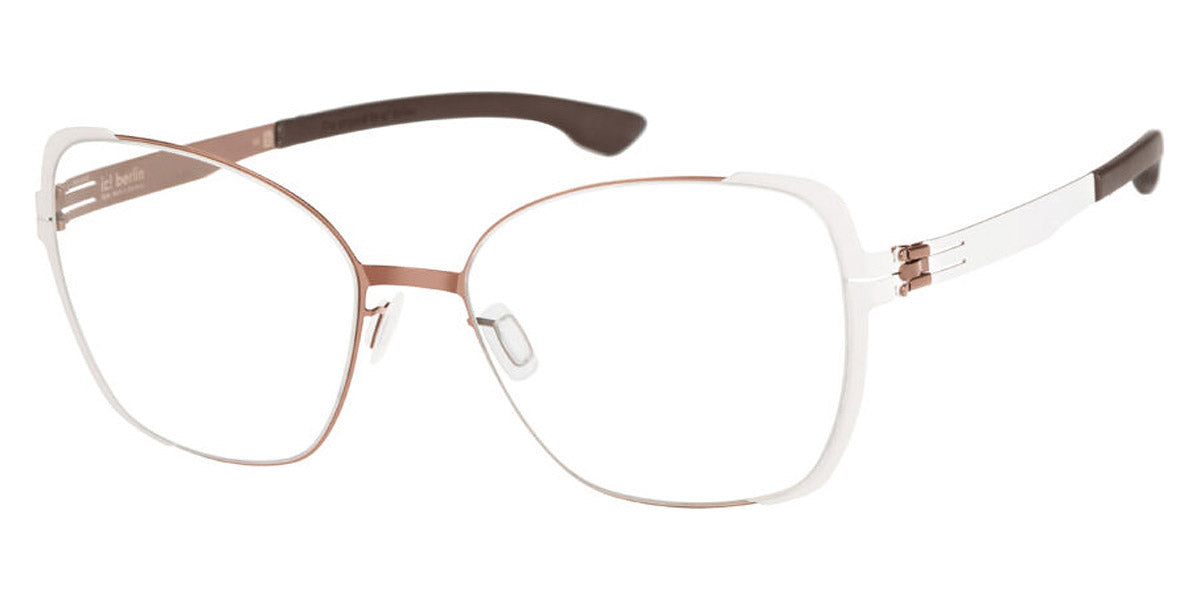 Ic! Berlin® Irine White Sides-Shiny Copper 55 Eyeglasses