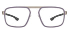 Ic! Berlin® Rhodium Shiny Graphite-Aubergine 54 Eyeglasses