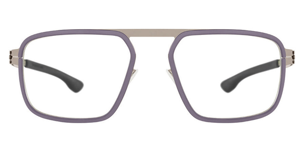 Ic! Berlin® Rhodium Shiny Graphite-Aubergine 54 Eyeglasses