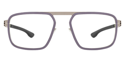 Ic! Berlin® Rhodium Shiny Graphite-Aubergine 54 Eyeglasses