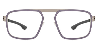 Ic! Berlin® Rhodium ICB GLA00000000000000233 54 - Shiny Graphite-Aubergine Eyeglasses