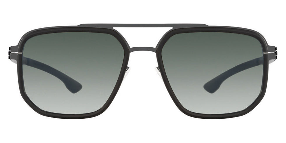Ic! Berlin® Tantal Gun Metal-Black 54 Sunglasses