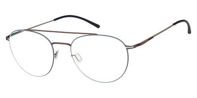Ic! Berlin® Lev Graphite-Taubenblau Circle 51 Eyeglasses