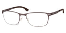 Ic! Berlin® Dennis N Large Teak 56 Eyeglasses
