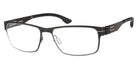 Ic! Berlin® Paul R Large Black 56 Eyeglasses