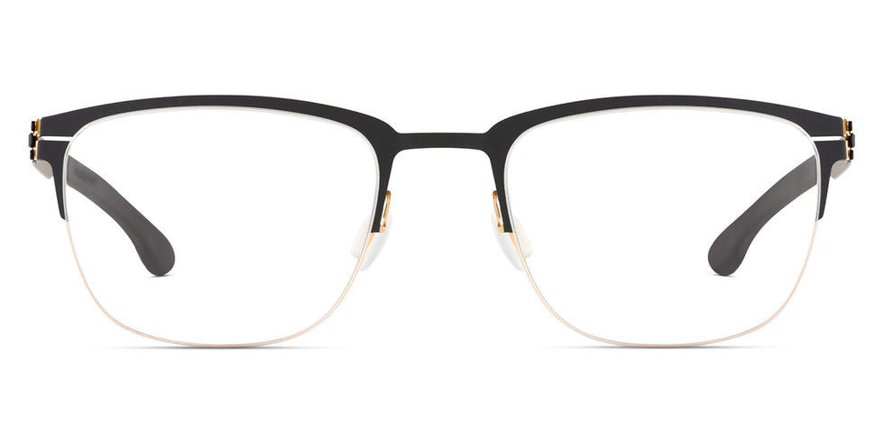 Ic! Berlin® The Lone Wolf Large Rose Black 53 Eyeglasses