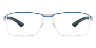 Ic! Berlin® Lars Decor Ultra-Blue-Chrome Inlay 56 Eyeglasses