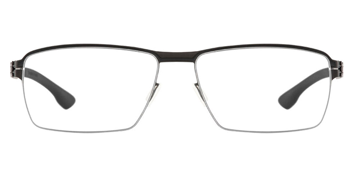 Ic! Berlin® Lars Decor ICB M1600210002t02007do 56 - Shiny-Black Inlay Eyeglasses