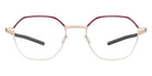 Ic! Berlin® Maloja Dark Magenta-Bronze 48 Eyeglasses