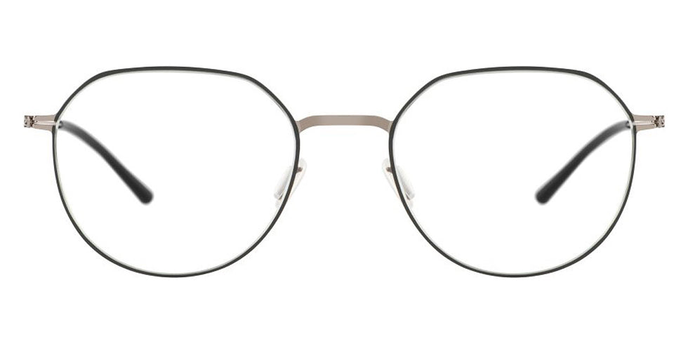 Ic! Berlin® Lio Shiny Graphite-Racing Green Circle 49 Eyeglasses