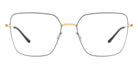 Ic! Berlin® Mea Rose Gold-Taubenblau Circle 53 Eyeglasses