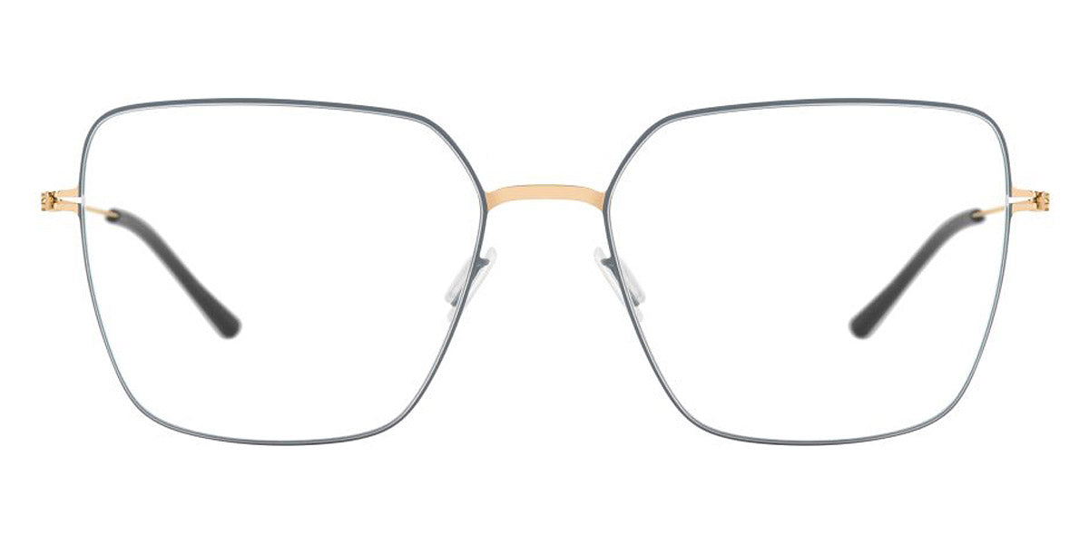 Ic! Berlin® Mea Rose Gold-Taubenblau Circle 53 Eyeglasses