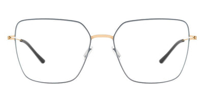 Ic! Berlin® Mea Rose Gold-Taubenblau Circle 53 Eyeglasses