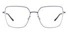 Ic! Berlin® Mea Shiny Aubergine-Crocus Circle 53 Eyeglasses