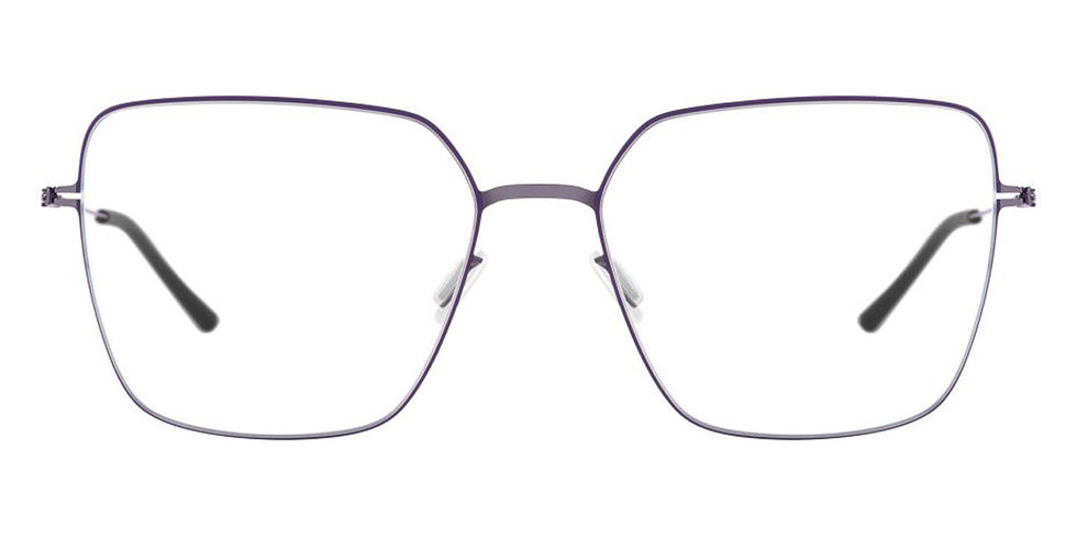 Ic! Berlin® Mea Shiny Aubergine-Crocus Circle 53 Eyeglasses