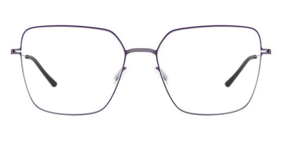 Ic! Berlin® Mea Shiny Aubergine-Crocus Circle 53 Eyeglasses