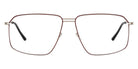 Ic! Berlin® Teo Shiny Graphite-Kindey Bean Circle 55 Eyeglasses