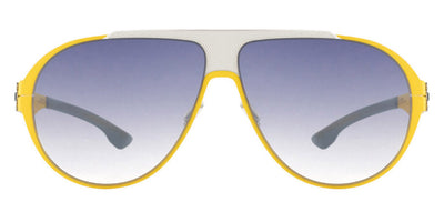 Ic! Berlin® Carson Acid Yellow-Pearl Mesh 64 Sunglasses