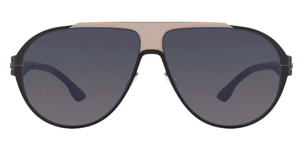 Ic! Berlin® Carson Black Matt-Bronze Mesh 64 Sunglasses
