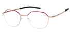 Ic! Berlin® Maloja Dark Magenta-Bronze 48 Eyeglasses