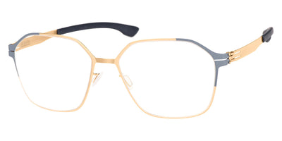 Ic! Berlin® Nuno Taubenblau H Sides-Rose Gold 58 Eyeglasses