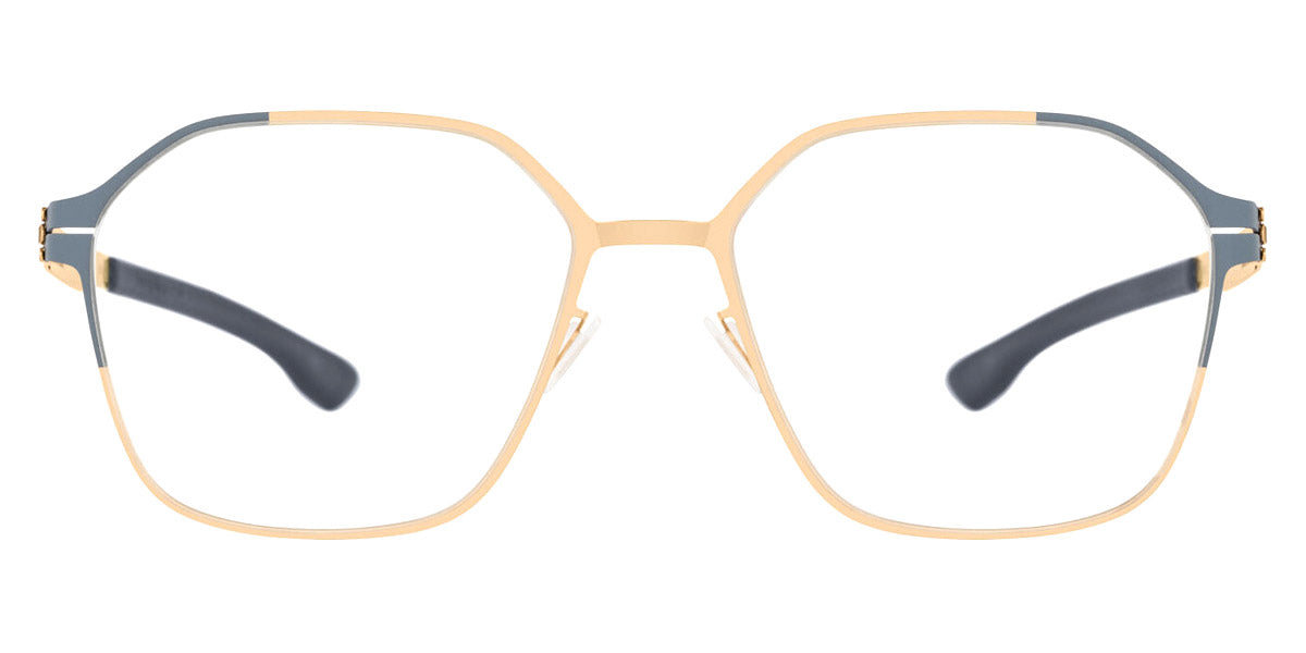Ic! Berlin® Nuno Taubenblau H Sides-Rose Gold 58 Eyeglasses
