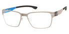 Ic! Berlin® Oscar Shiny-Graphite-Ultra-Blue 56 Eyeglasses