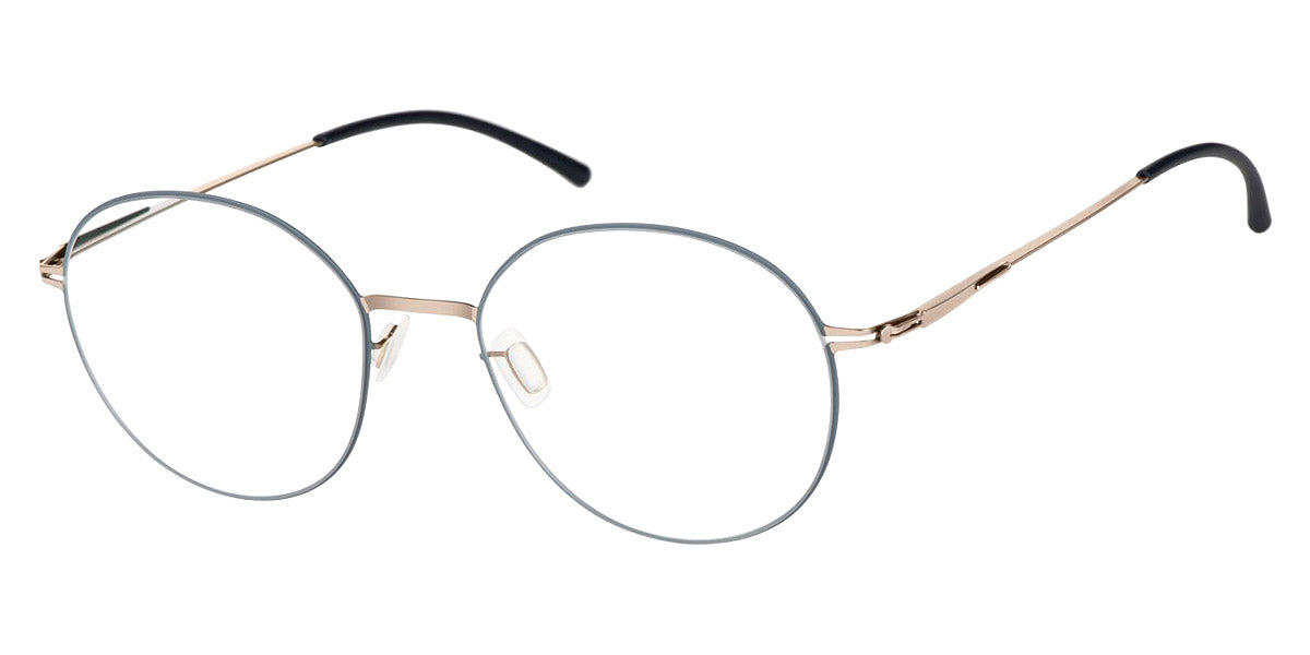Ic! Berlin® Sia Bronze-Taubenblau Circle 50 Eyeglasses
