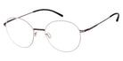 Ic! Berlin® Sia Teak-Mauve Circle 50 Eyeglasses