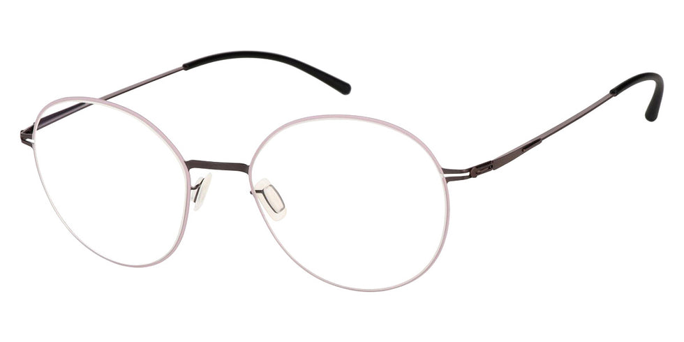 Ic! Berlin® Sia Teak-Mauve Circle 50 Eyeglasses