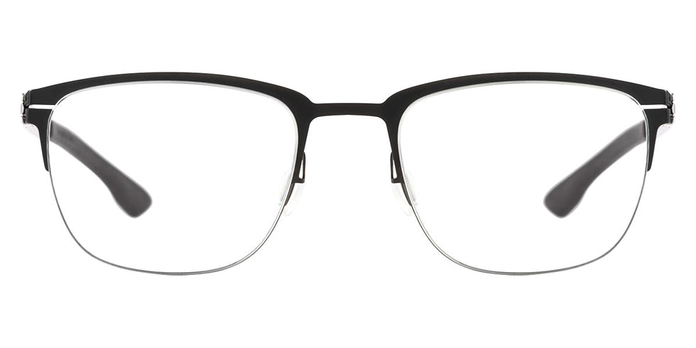 Ic! Berlin® The Lone Wolf Large Black Pearl 53 Eyeglasses