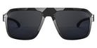 Ic! Berlin® FLX_S03 Raw Night Black Nylon 57 Sunglasses