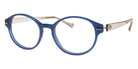 iGreen® V-4.64 Eyeglasses - 045 - Transparent Blue Electric