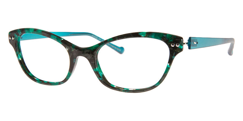 iGreen® V-4.66 Eyeglasses - 581 - Black Green Havana