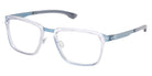 Ic! Berlin® M 23 IM5008 084 - 084 Electric-Light-Blue Crystal-Clear Eyeglasses