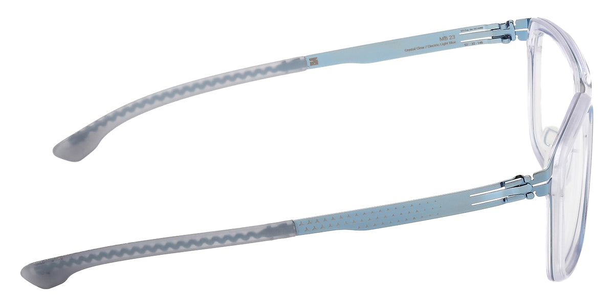 Ic! Berlin® M 23 IM5008 084 - 084 Electric-Light-Blue Crystal-Clear Eyeglasses