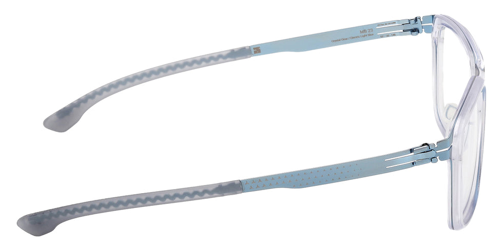 Ic! Berlin® M 23 IM5008 084 - 084 Electric-Light-Blue Crystal-Clear Eyeglasses