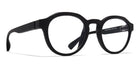 Mykita® JARA MYK JARA MD1 Pitch Black 47 - MD1 Pitch Black Eyeglasses