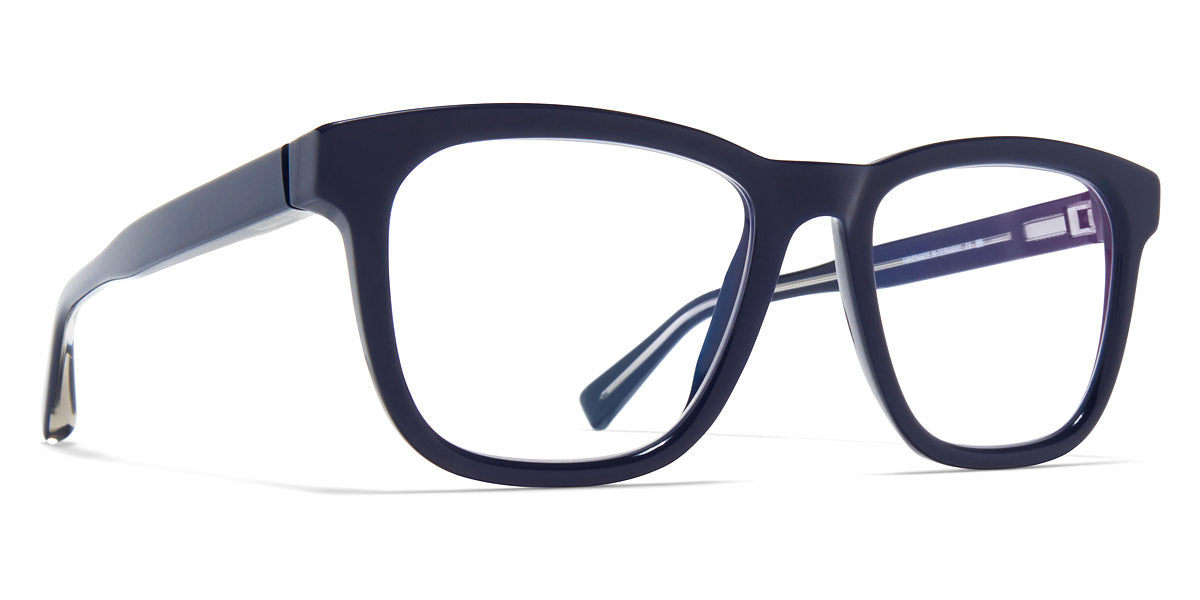Mykita® JAZ MYK JAZ C142 Indigo Blue/Shiny Silver 51 - C142 Indigo Blue/Shiny Silver Eyeglasses