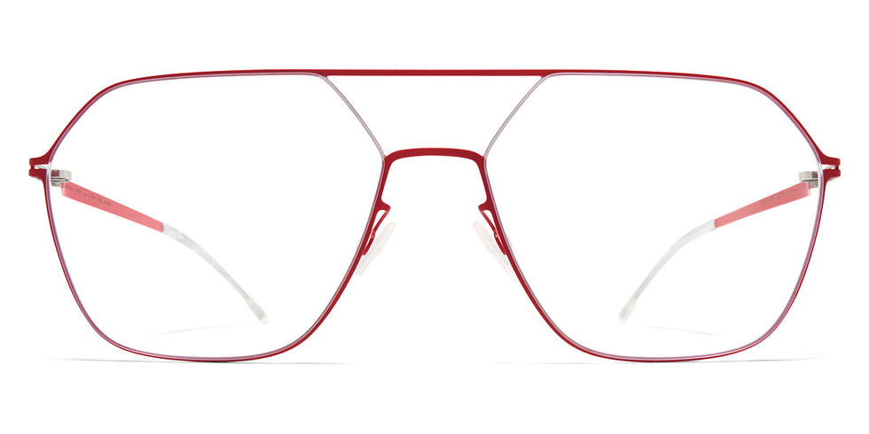Mykita® JELVA MYK JELVA Goji Red/Silver 57 - Goji Red/Silver Eyeglasses