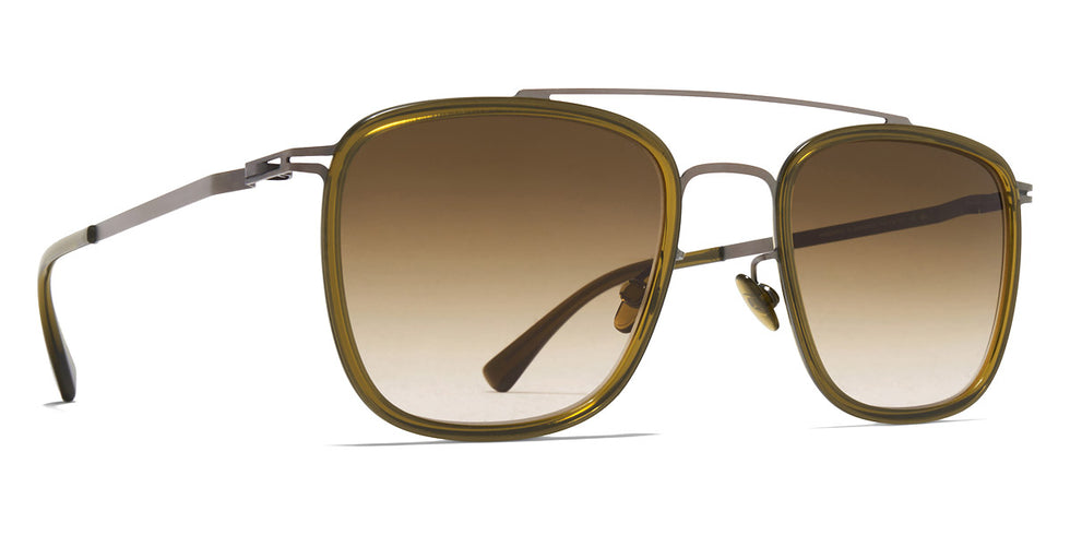 Mykita® JEPPE MYK JEPPE A67 Graphite/Peridot / Raw Brown Gradient 51 - A67 Graphite/Peridot / Raw Brown Gradient Sunglasses