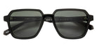 J.F. Rey® Colas Geometric Sunglasses - Aluminium Black Brushed/Acetate Black/Gray Ar