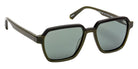 J.F. Rey® Colas Geometric Sunglasses - Aluminium Matte Black/Khaki/Gray Ar