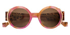 J.F. Rey® Colette Round Sunglasses - Pink Havana/Pink Marble