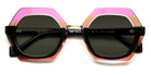 J.F. Rey® Adda JFR Adda 7800 49 - 7800 Purple Gradient/Black Sunglasses